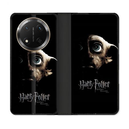 Housse cuir portefeuille Pour Honor Magic 7 Lite 5G Harry Potter Hollows Dobby