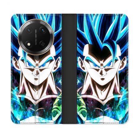 Housse cuir portefeuille Pour Honor Magic 7 Lite 5G Manga Dragon Ball Gogeta Visage