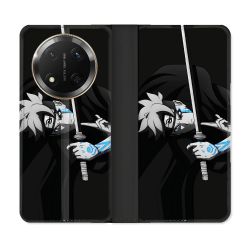 Housse cuir portefeuille Pour Honor Magic 7 Lite 5G Manga Boruto Epée