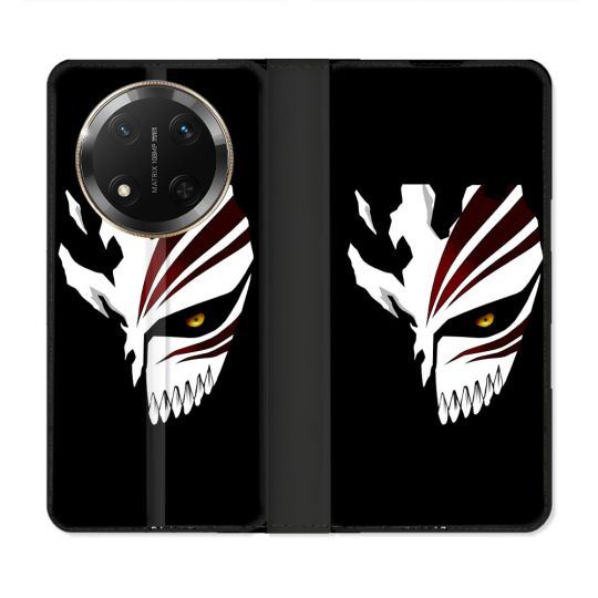 Housse cuir portefeuille Pour Honor Magic 7 Lite 5G Manga Bleach Masque