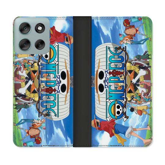 Housse cuir portefeuille Pour Motorola G56 5G Manga One Piece Sunny