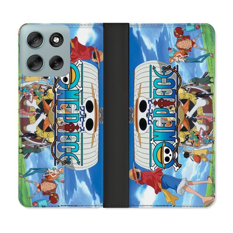 Housse cuir portefeuille Pour Motorola G56 5G Manga One Piece Sunny
