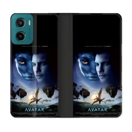 Housse cuir portefeuille Pour Motorola G05 / E15 Avatar