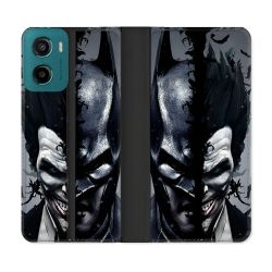 Housse cuir portefeuille Pour Motorola G05 / E15 Batman Joker