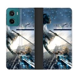 Housse cuir portefeuille Pour Motorola G05 / E15 Final Fantaisy