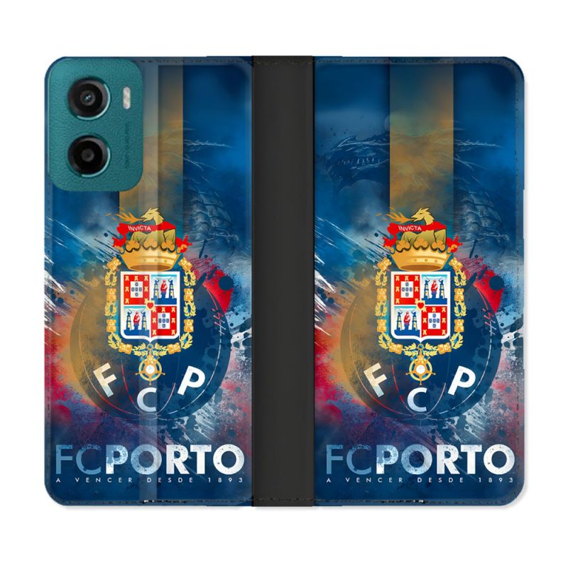 Housse cuir portefeuille Pour Motorola G05 / E15 Foot FC Porto
