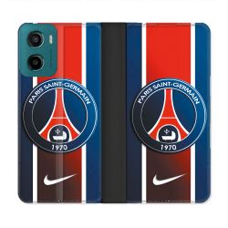 Housse cuir portefeuille Pour Motorola G05 / E15 Foot PSG 1970