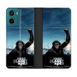 Housse cuir portefeuille Pour Motorola G05 / E15 La Planete Des Singes