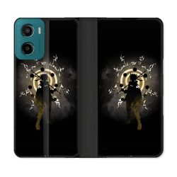 Housse cuir portefeuille Pour Motorola G05 / E15 Manga Naruto Sage
