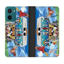 Housse cuir portefeuille Pour Motorola G05 / E15 Manga One Piece Sunny