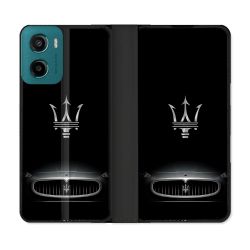 Housse cuir portefeuille Pour Motorola G05 / E15 Maserati