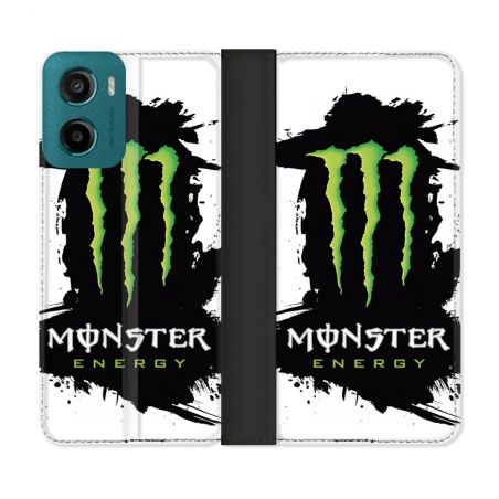 Housse cuir portefeuille Pour Motorola G05 / E15 Minions Nus