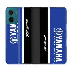Housse cuir portefeuille Pour Motorola G05 / E15 Moto Yamaha