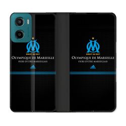 Housse cuir portefeuille Pour Motorola G05 / E15 Olympique Marseille OM Fier etre Marseillais