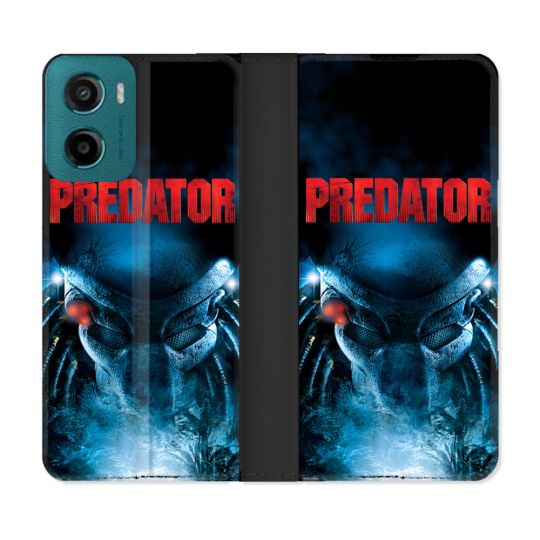 Housse cuir portefeuille Pour Motorola G05 / E15 Predator Affiche