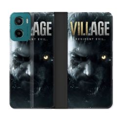 Housse cuir portefeuille Pour Motorola G05 / E15 Resident Evil