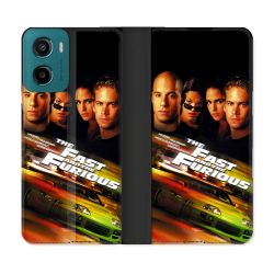Housse cuir portefeuille Pour Motorola G05 / E15 The Fast And Furious
