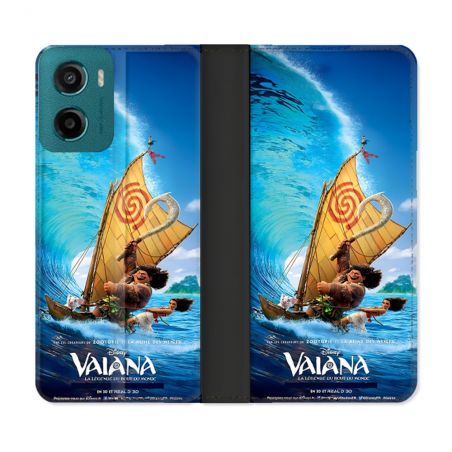 Housse cuir portefeuille Pour Motorola G05 / E15 Vaiana