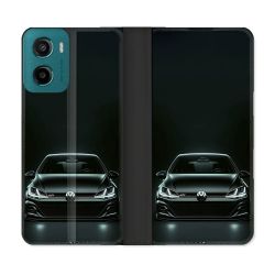 Housse cuir portefeuille Pour Motorola G05 / E15 Volkwagen Golf GTI