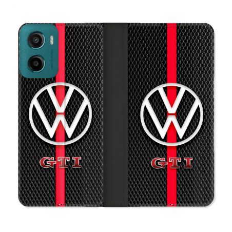Housse cuir portefeuille Pour Motorola G05 / E15 Volkwagen Line