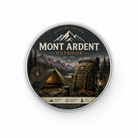 100 Boites Métal Rondes Argentées Personnalisées 90x45mm 250ml
