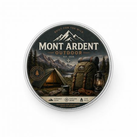 100 Boites Métal Rondes Argentées Personnalisées 90x45mm 250ml