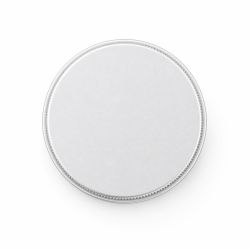 100 Boites Métal Rondes Argentées Personnalisées81x27mm 100ml