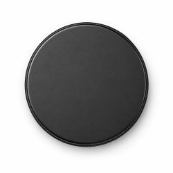 100 Boites Métal Rondes Noires Personnalisées90x45mm 250ml