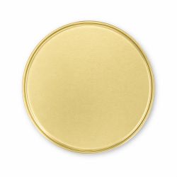 100 Boites Métal Rondes Dorées Personnalisées61x48mm 100ml