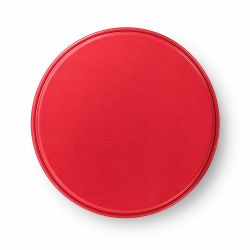 100 Boites Métal Rondes Rouges Personnalisées61x48mm 100ml