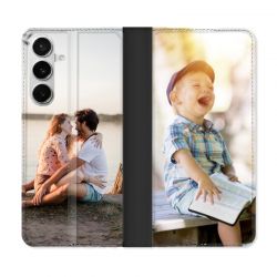 Housse Cuir Portefeuille Personnalisée Pour Samsung Galaxy S26