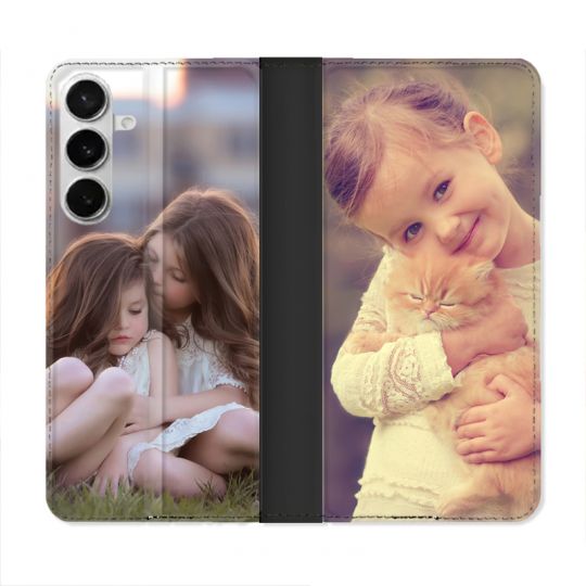 Housse Cuir Portefeuille Personnalisée Pour Samsung Galaxy S26 Plus