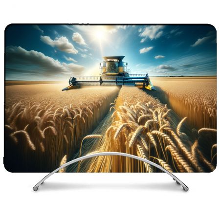 Coque Renforcée Pour MacBook Neo Agriculture Moissonneuse Blé