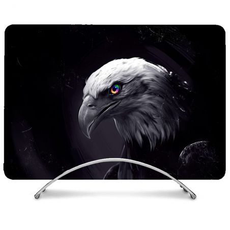 Coque Renforcée Pour MacBook Neo Animal Aigle Royal Noir