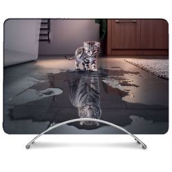 Coque Renforcée Pour MacBook Neo Animal Chat Reflet