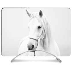 Coque Renforcée Pour MacBook Neo Animal Cheval Blanc
