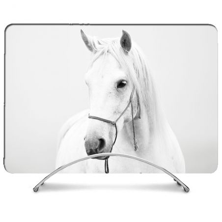 Coque Renforcée Pour MacBook Neo Animal Cheval Blanc
