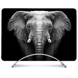 Coque Renforcée Pour MacBook Neo Animal Elephant Noir