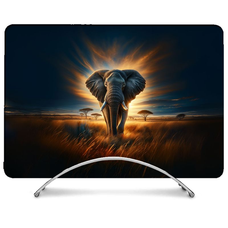 Coque Renforcée Pour MacBook Neo Animal Elephant Savane