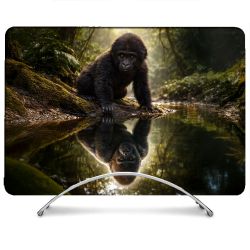 Coque Renforcée Pour MacBook Neo Animal Gorille Reflet