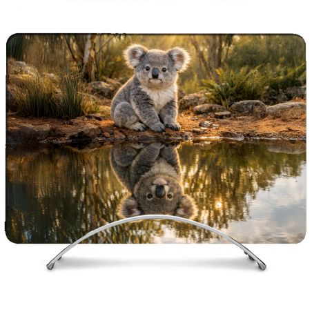 Coque Renforcée Pour MacBook Neo Animal Koala Reflet