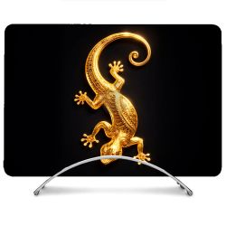 Coque Renforcée Pour MacBook Neo Animal Lezard Noir 2026