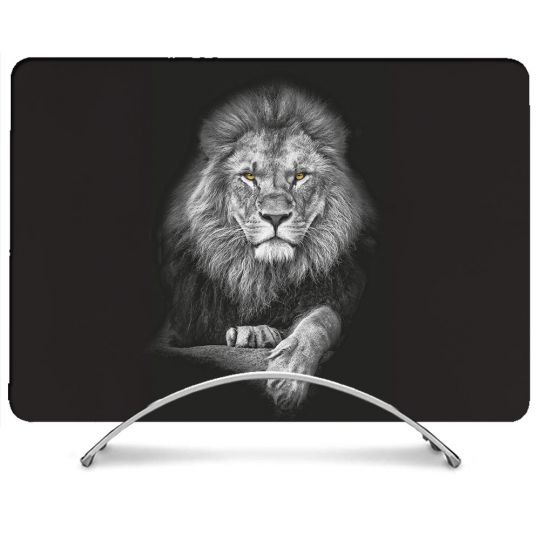 Coque Renforcée Pour MacBook Neo Animal Lion Majestueux