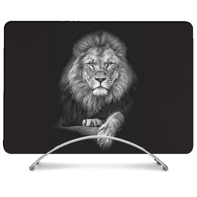 Coque Renforcée Pour MacBook Neo Animal Lion Majestueux