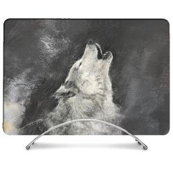 Coque Renforcée Pour MacBook Neo Animal Loup Hurlement