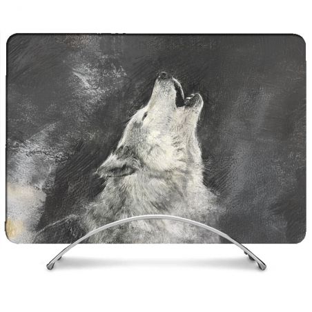 Coque Renforcée Pour MacBook Neo Animal Loup Hurlement