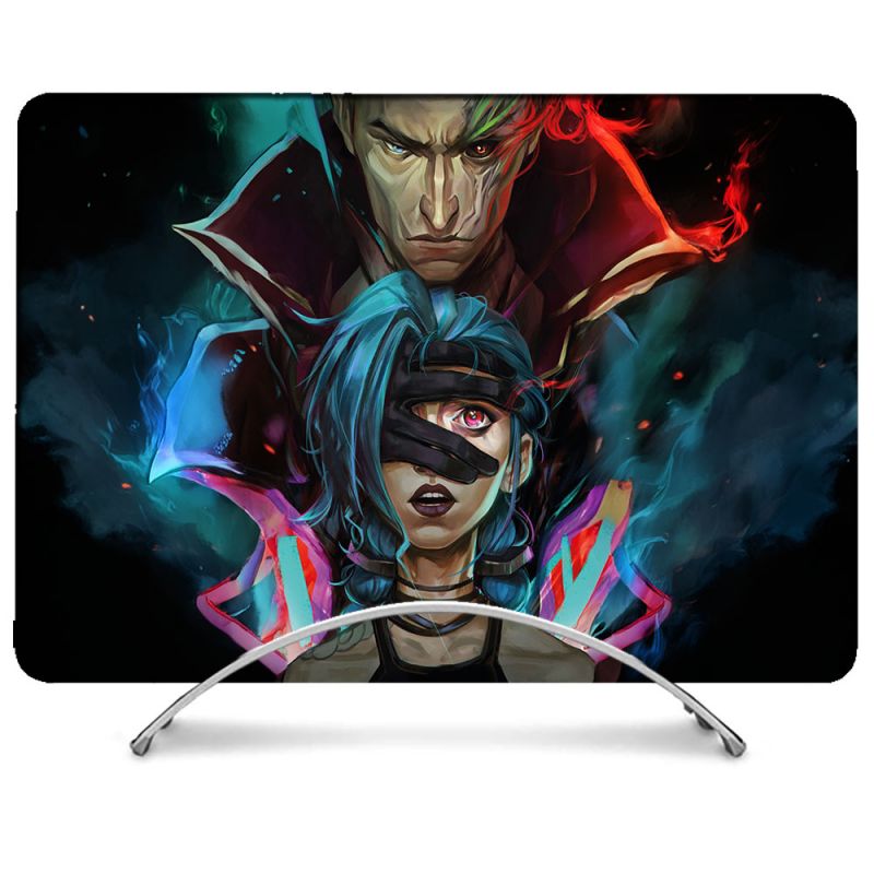 Coque Renforcée Pour MacBook Neo Arcane Jinx Bleu