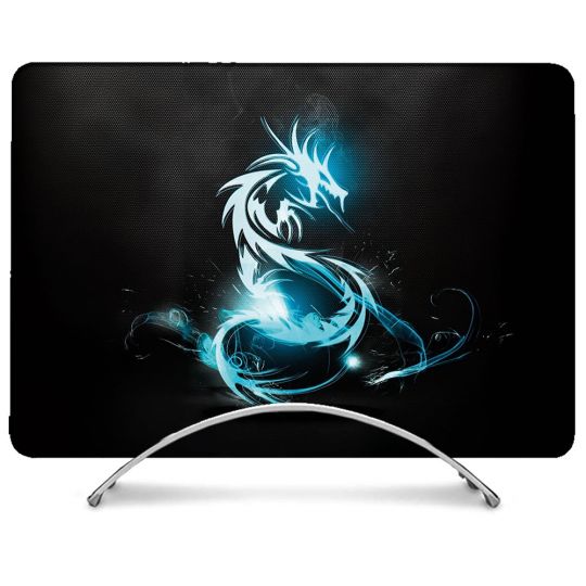 Coque Renforcée Pour MacBook Neo Fantastique Dragon Bleu