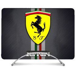 Coque Renforcée Pour MacBook Neo Ferrari Carbone