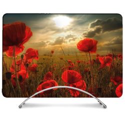 Coque Renforcée Pour MacBook Neo Fleur Coquelicot